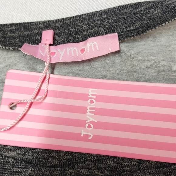 Joymom Women's Gray Longsleeve T-shirt Size L NWT - Picture 10 of 10